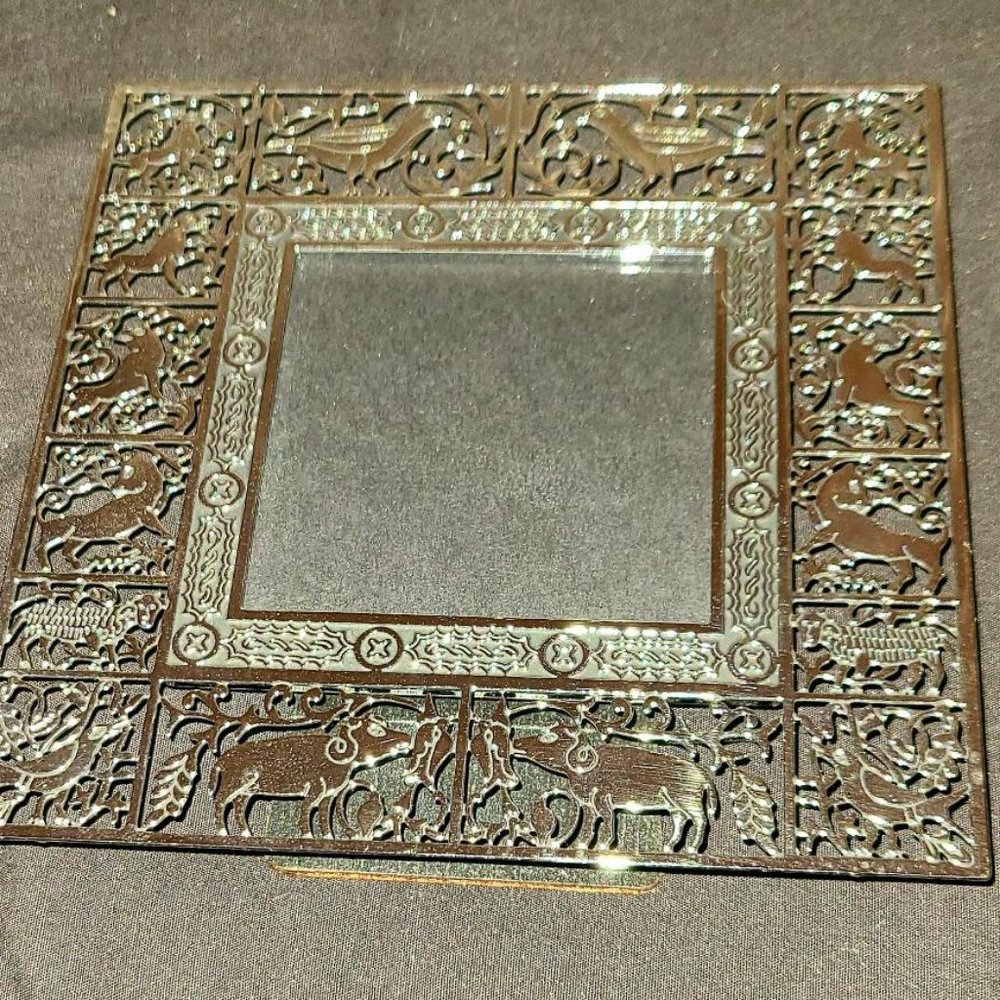 Decorative Square Silver Photo Frame